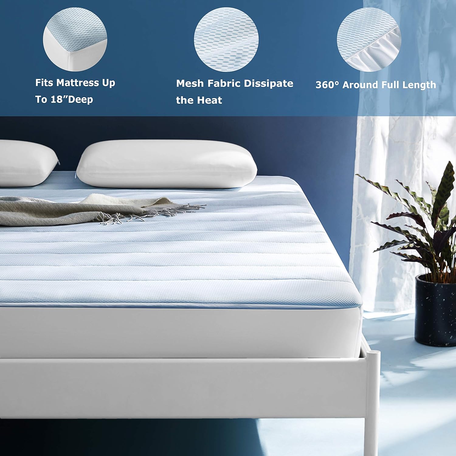 heating cooling mattress pad