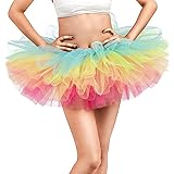 Adult Tutu Skirt, Tulle Tutus for Women, Teens Ballet Skirts Classic 5 Layers