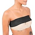 Breast Implant Stabilizer Band, Post Surgery Breast Augmentation and Reduction Strap, Chest Belt, Breast Support Bandage, One Size Fits All (Black)