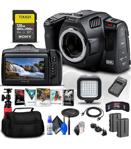 Amazon.com : Blackmagic Design Pocket Cinema Camera 6K G2 Bundle