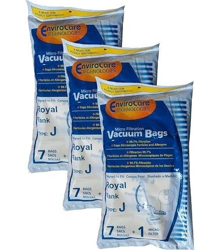 14 Sacchetti Aspirapolvere Royal Type P Allergy, Airpro Ry 1000, Bidone