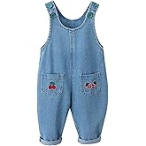 SEAUR Baby Boy Girl Cotton Overalls Casual Button Bib Suspender Pants Cute Romper Loose Jumpsuit One Piece Basic Outfit