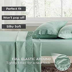 Bedsure Full Size Bed Sheets - 4 Pieces Soft Full