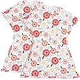 SleepingBaby Zipadee-Zip Transition Swaddle - Baby Swaddling Blanket with Zipper Convenience - Roomy Baby Wearable Blanket for Easy Diaper Changes - Pretty Poppy - Small (4-8 Month) - 2 Pack