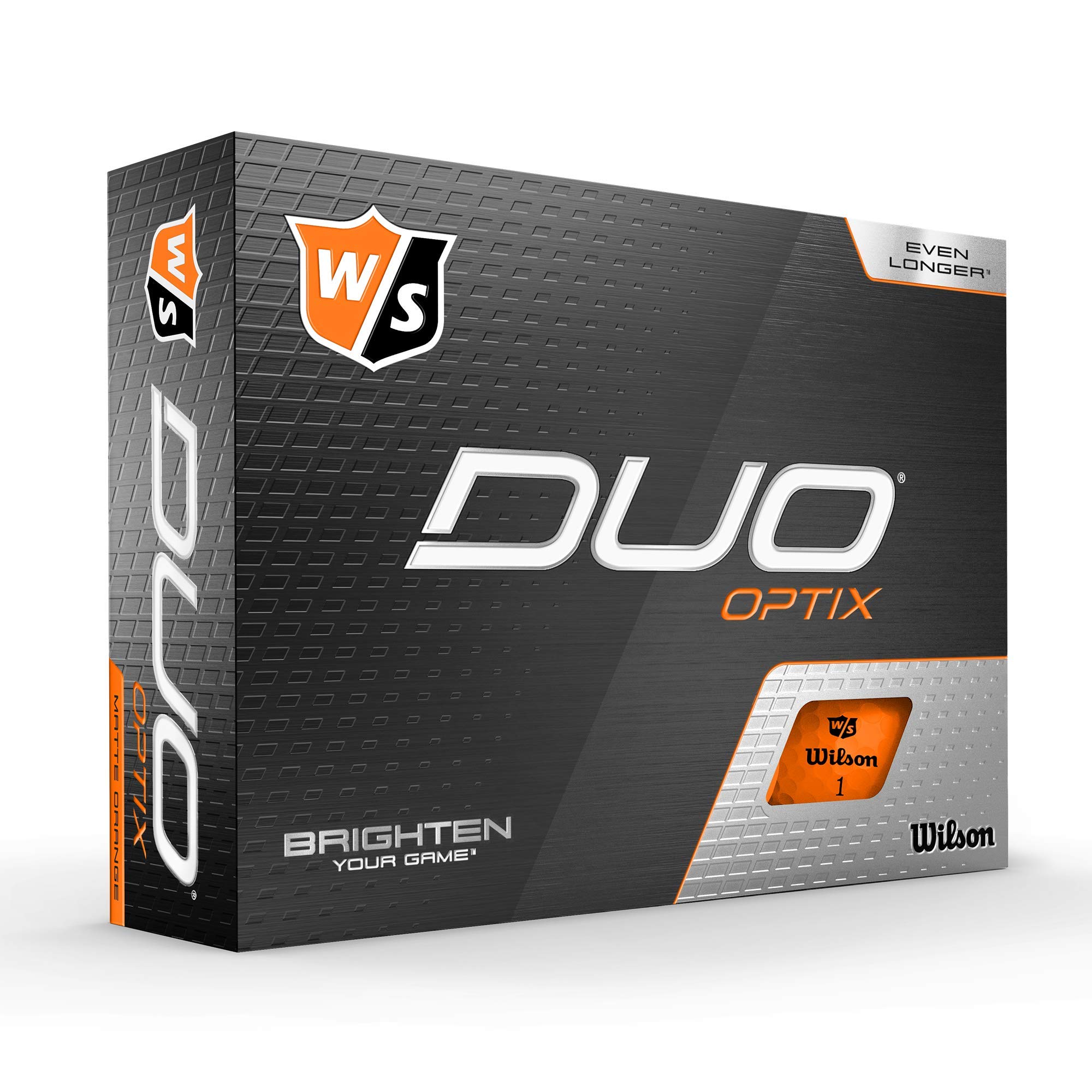 Wilson DUO OPTIX ORANGE 12- GOLF BALL