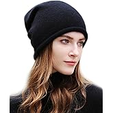 WaySoft Women's 100% Cashmere Slouchy Beanie Design in Elegant Gift Box - Multiple Chic Colors