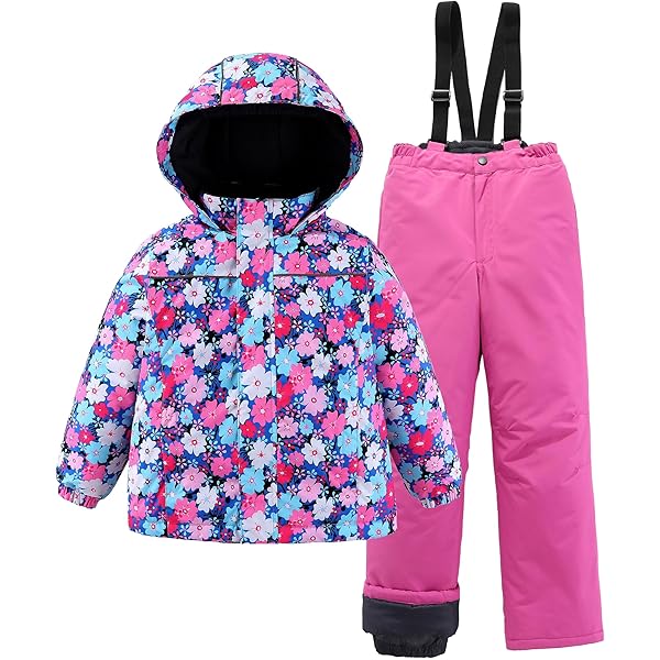 Traje Nieve Jessica Simpson Niña - Aislamiento Pesado, Impermeable, Capucha Piel, Para Invierno