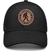 Bigfoot Hat Funny Sasquatch Hats Gifts Stuff for Men Women Black Baseball Cap