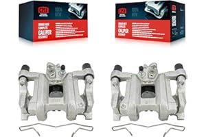 CMX Rear Disc Brake Caliper Assembly Left Right Side (Driver Passenger) Kit Replacement For Honda Civic Insight KBC-100430
