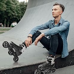 PAPAISON Adult Adjustable Inline Skates for Men