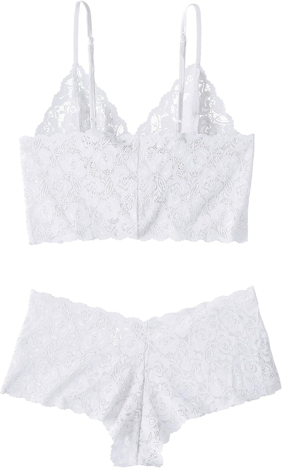 Escante Women's Lace Cami Set: Clothing