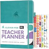 Clever Fox Teacher Planner – School Year Planner with Calendars & Lesson Plans