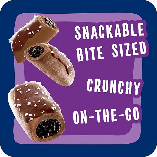 POP-TARTS CRUNCHY POPPERS CRUNCHY FILLED SNACK PIECES, KIDS SNACKS, ON-THE-GO, FROSTED BROWNIE CRUNCH, 5OZ BOX (5 POUCHES)