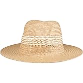 Dockers Men's Straw Fedora and Panama Hat