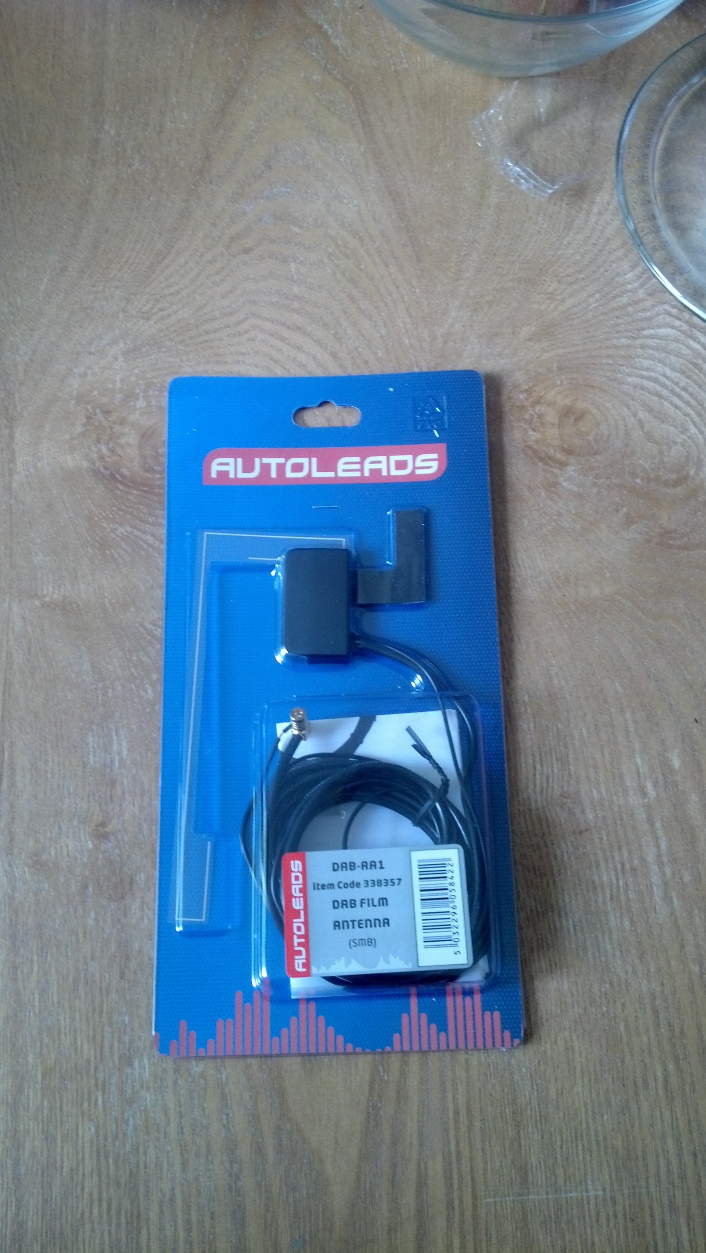 Autoleads DAB Film Antenna SMB - DAB-AA1