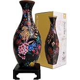 Pintoo 3D Puzzle Vase with 160 Curved Plastic Pieces House Warming Gift for Flower Arrangements and Home Decoration [S1031] (Classic, Elegant Floral Print)