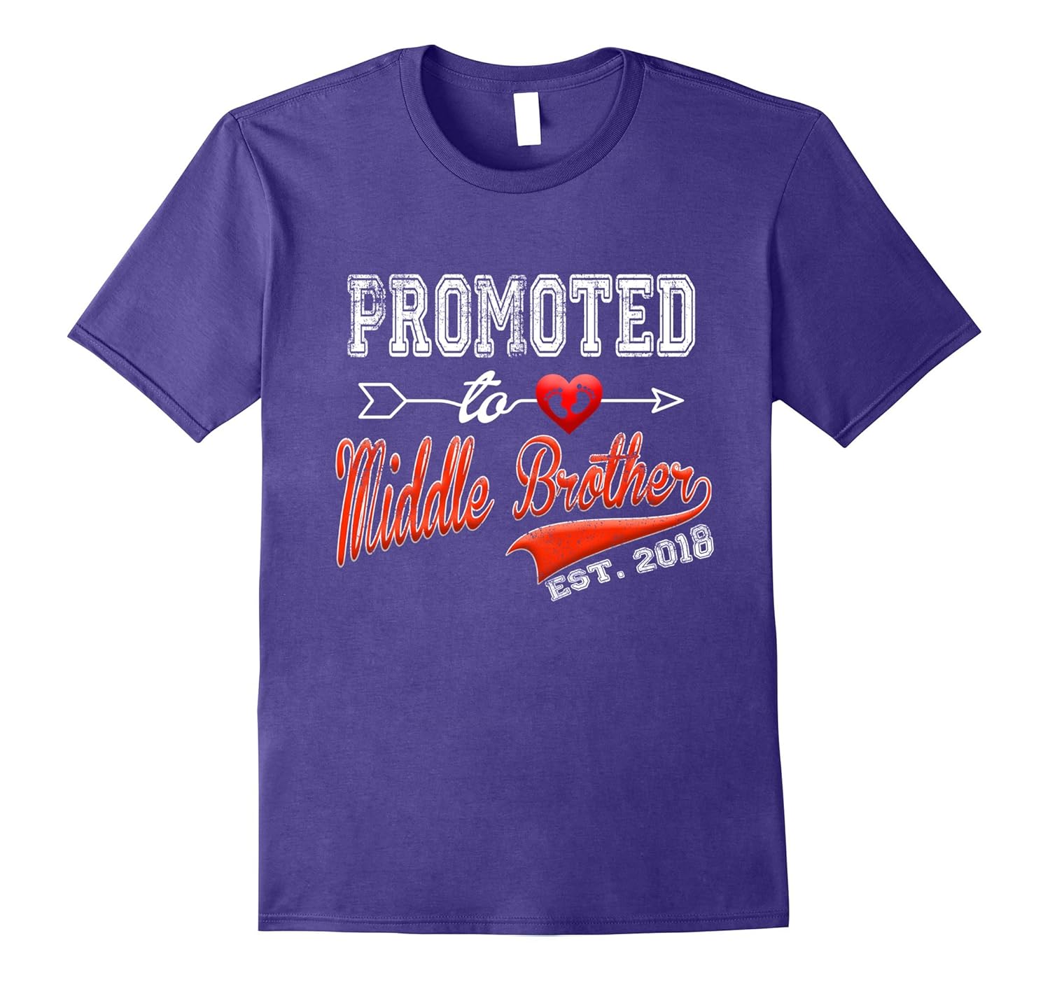 Promoted To Middle Brother est 2018 shirt-ANZ