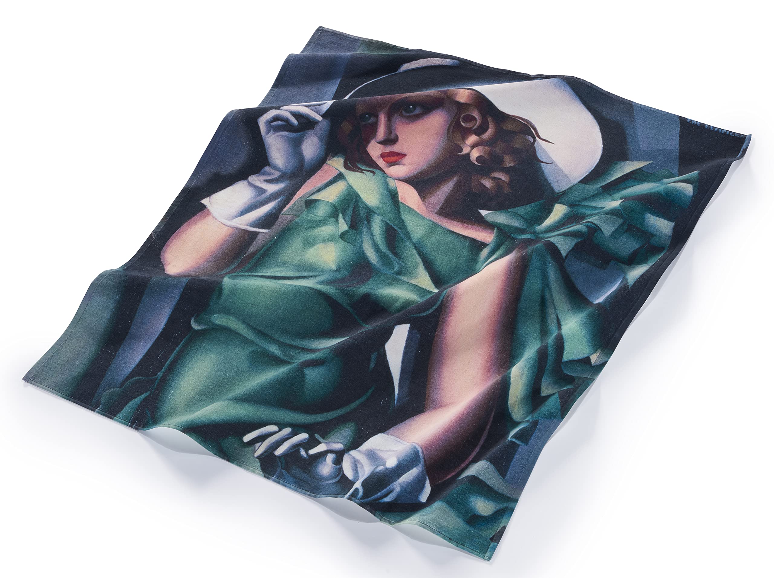 Musearta BT-TL-LG-V424366 Unisex Beach Towel with Artist Tamara de Lempicka Motif Cotton 120 x 150 cm