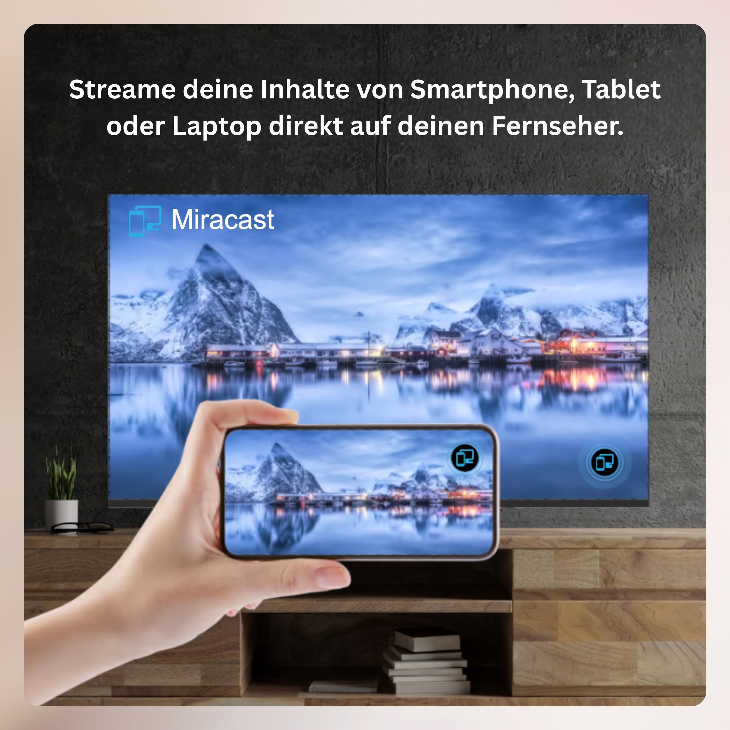 Smart Tech 40FV02V Fernseher 40 Zoll Smart TV VIDAA - Fernseher mit Full HD Auflösung, Bluetooth und Triple-Tuner, LED TV (2026) 9