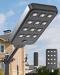 Ofuray Solar Street Lights Outdoor, 15W