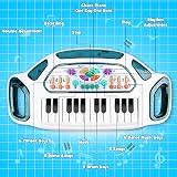 m zimoon Kids Piano Keyboard 24 Keys Multifunctional Lights 1-6 years view 2