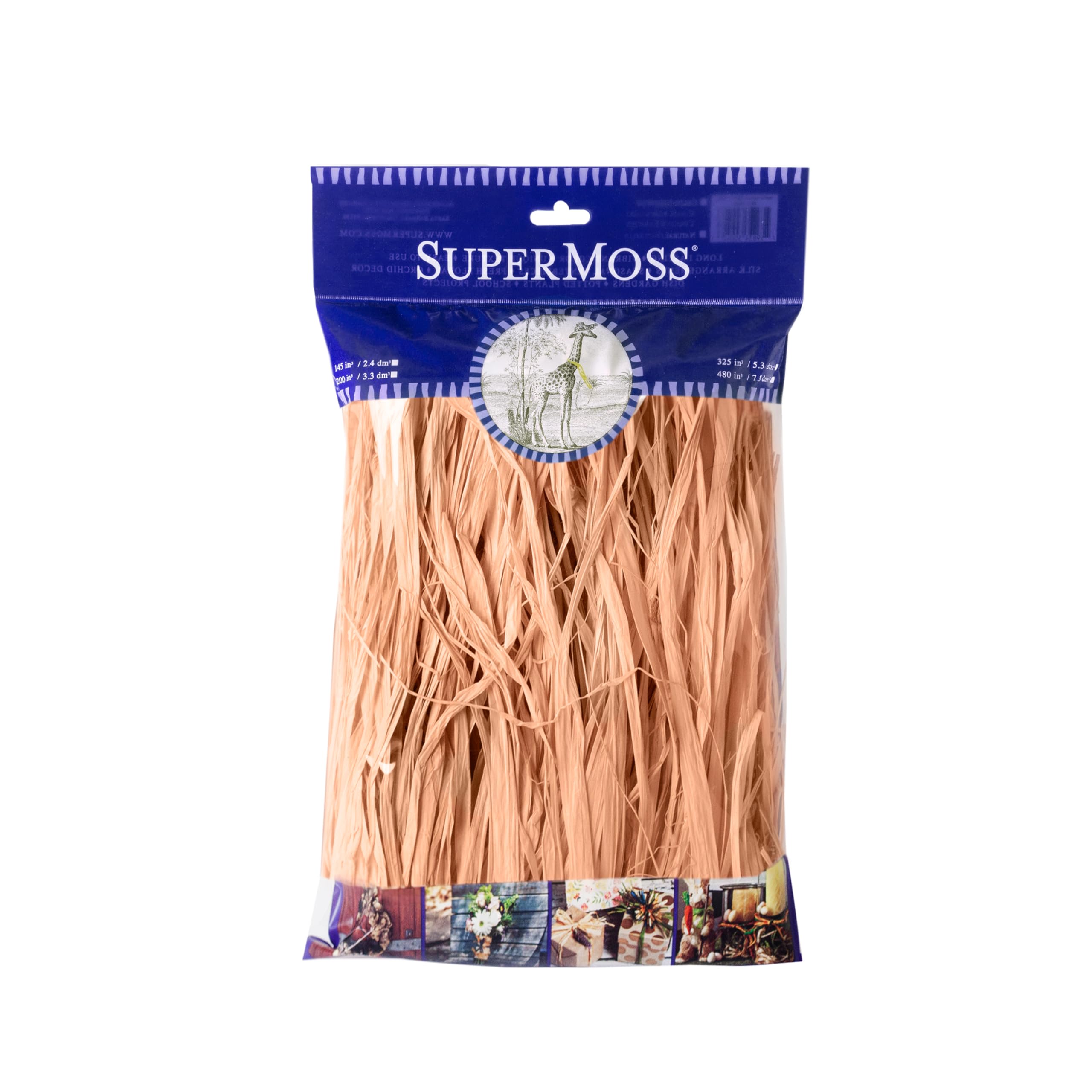 Super Moss (30003 Raffia, Coral, 2oz