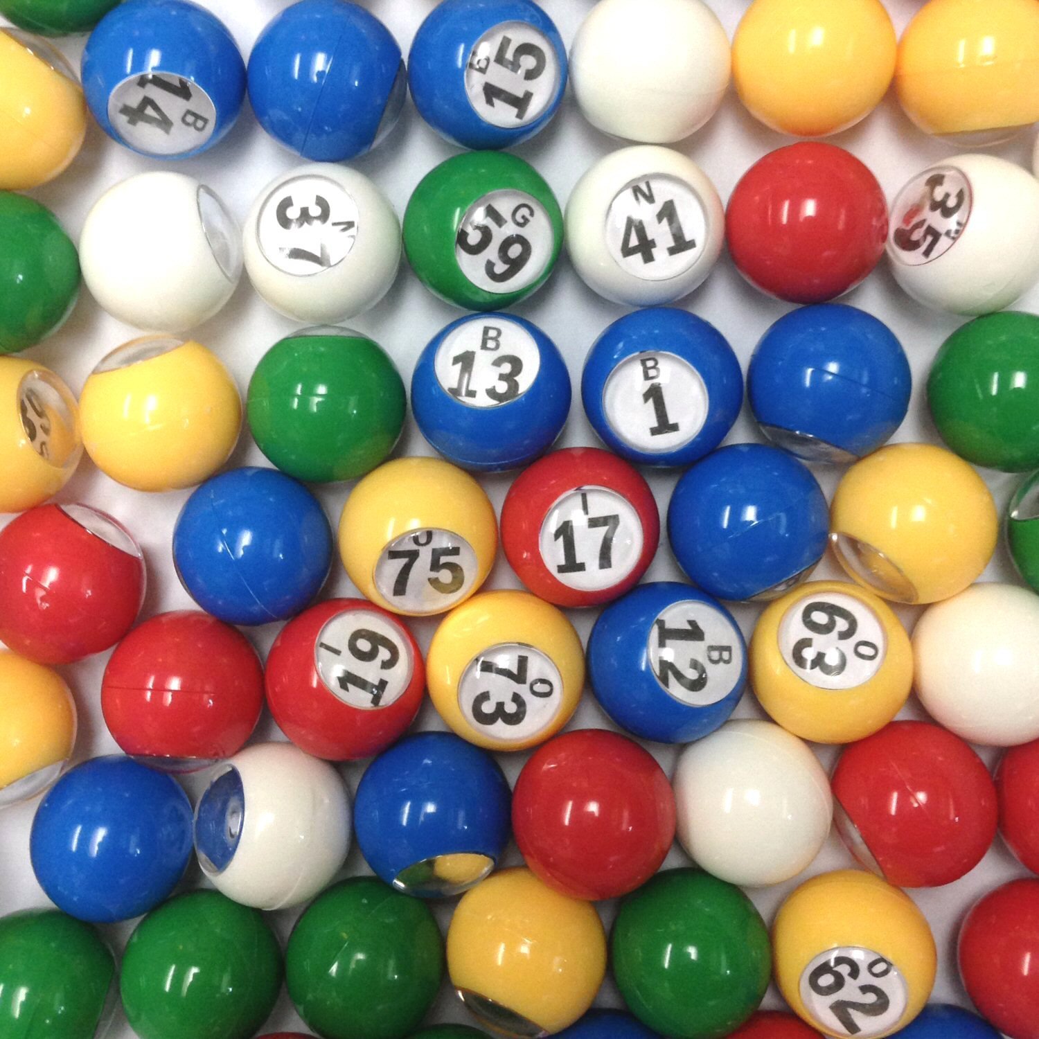 Photo 1 of Tapp Collections™ Multi Color Plastic Bingo Ball Set