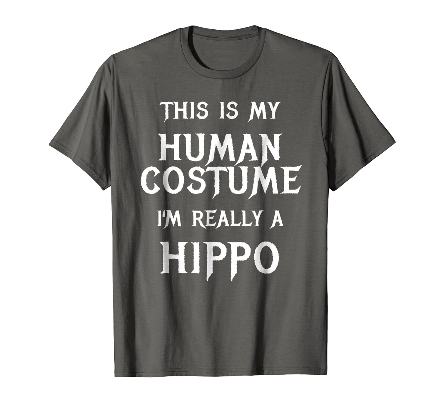 Hippo Halloween Costume Shirt Easy Funny Party Shirt Idea-ANZ