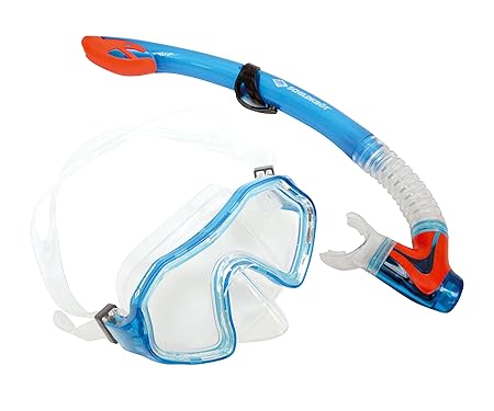 Schildkröt Kinder-Schnorchelset Barbados 2-teilig, Brille, Schnorchel, ABC Set, Junior Tauchset, hochwertiges Silikon, cooles