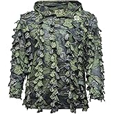 Mossy Oak Men's Leafy Quarter Snap Camo Hunting Shirt