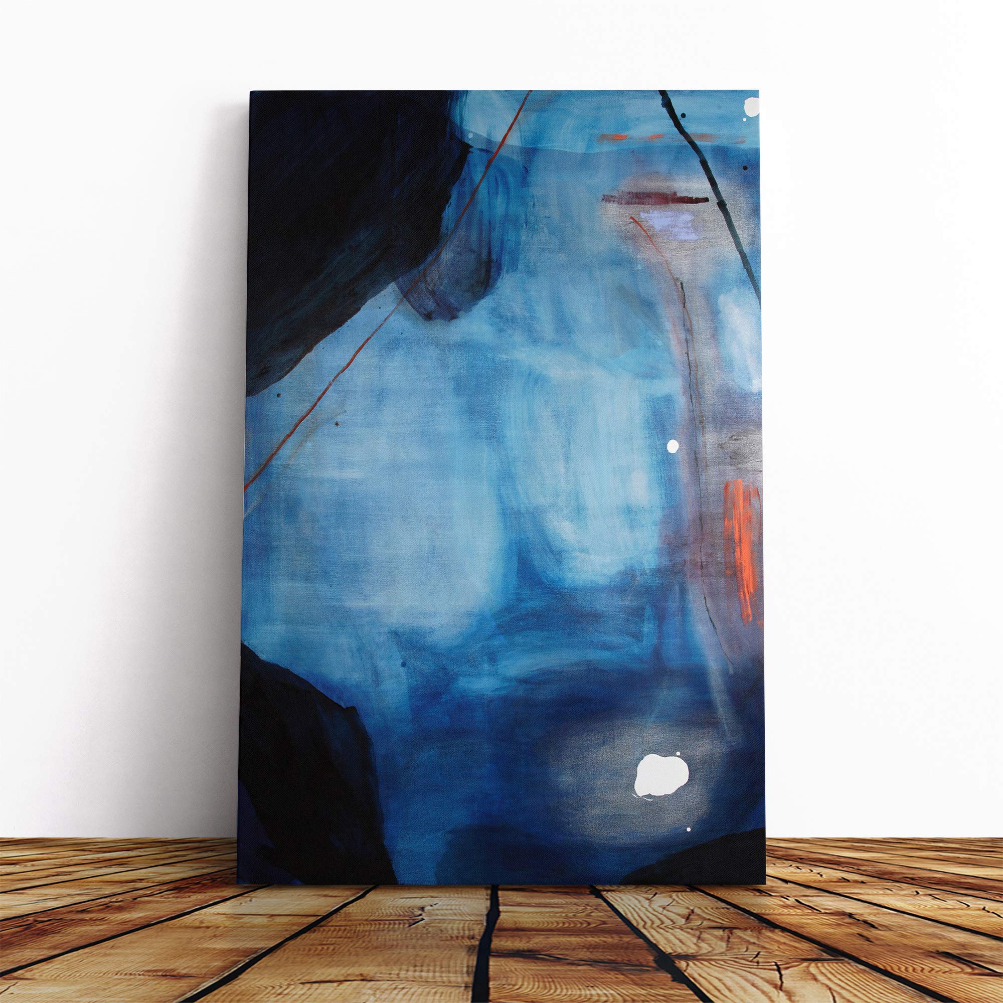 Mary Abbott Painting Canvas Print | Gallery Wrapped 30mm Frame Wall Art | 20x14 inches | Ready to Hang | Modern Picture | Living Room Bedroom Lounge Office