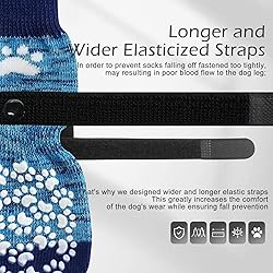 EXPAWLORER Anti Slip Dog Socks to Prevent Licking