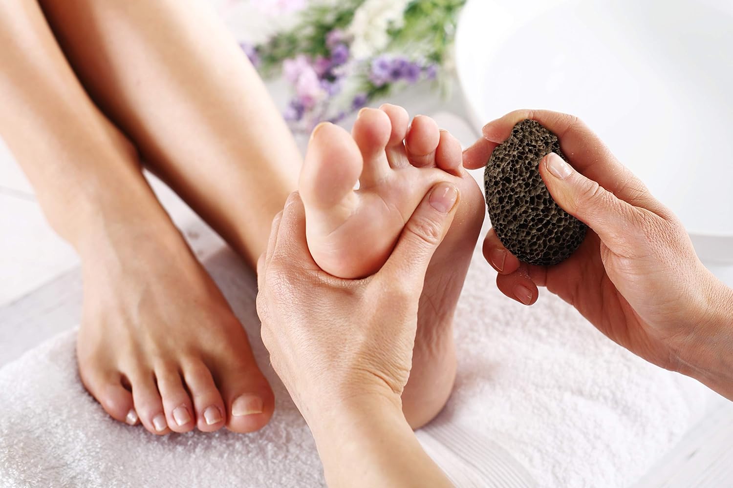 Natural Earth Lava Pumice Stone for Foot Callus by Zenda Naturals - Premium Callus Remover for Feet and Hands - Pedicure Tools, Exfoliation to Remove Dead Skin - Natural Foot File: Beauty