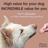 Bounce and Bella Grain Free Dog Treats 200g Training Treats 80% Poultry view 3