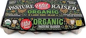 Vital Farms, Egg Large Organic, 18 Count