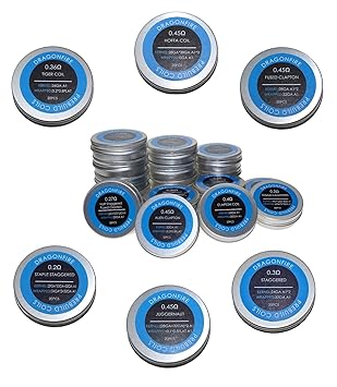 20x Super Clapton Coils aus KA1 Fertigcoils Wickeldraht Draht Wicklungen RBA RTA RDTA RDA (20x Super Clapton)