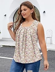 KTILG Spring Tops for Women 2025 Trendy Sleeveless