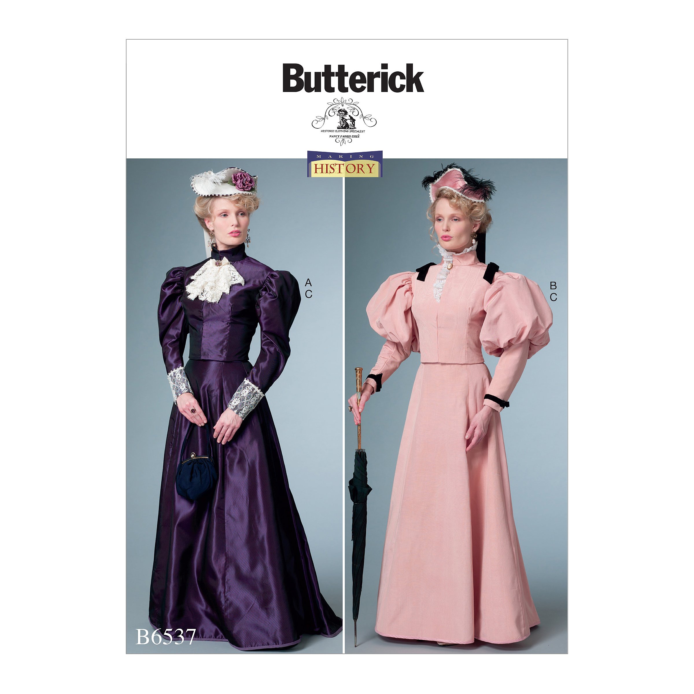 Butterick Patterns 6537 A5 Misses Costume Sewing Pattern, Tissue, Multi-Colour, 17.00 x 0.5 x 22.00 cm