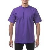 Pro Club Men's Heavyweight Cotton Short Sleeve Crew Neck T-Shirt