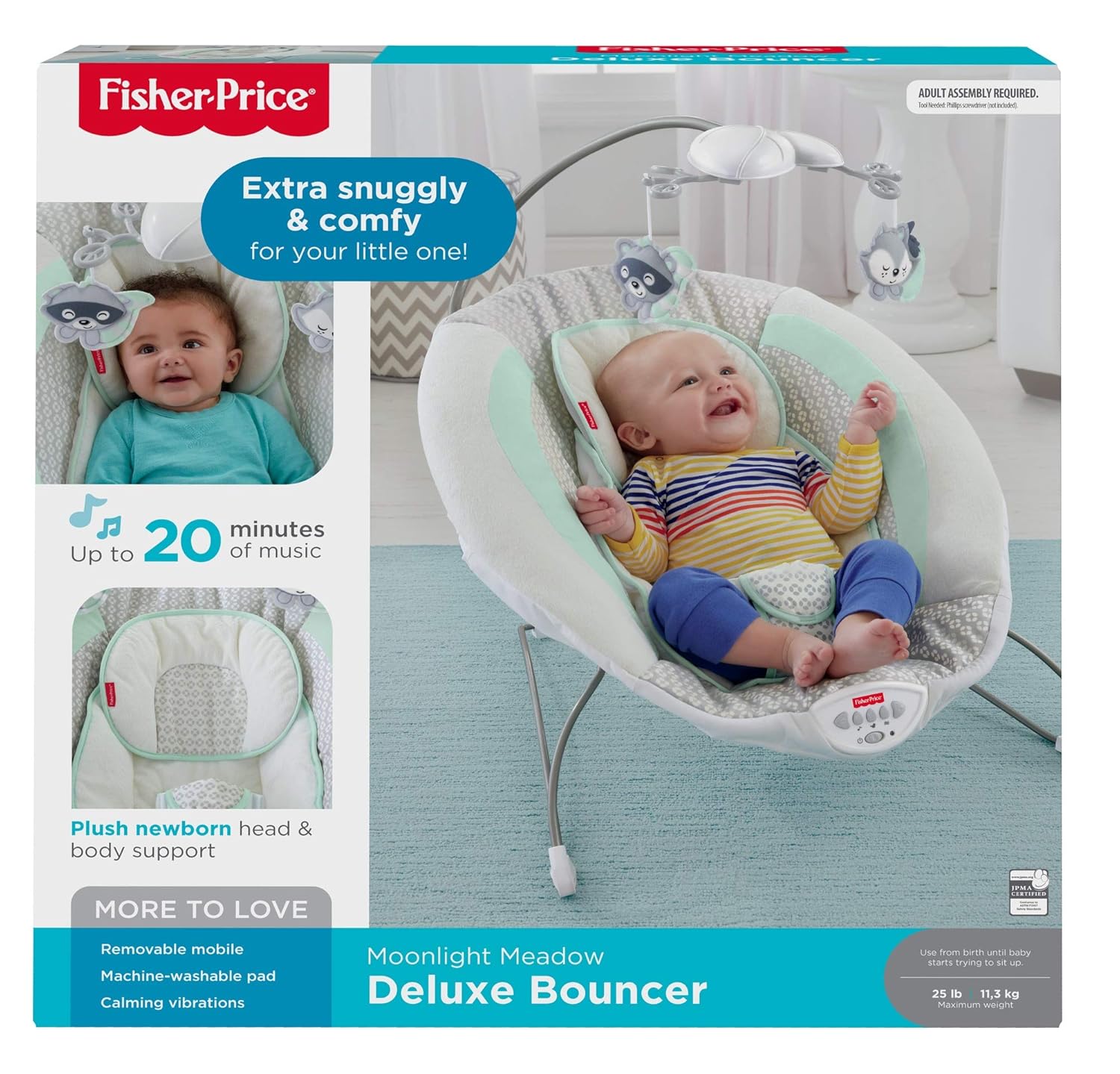 fisher price moonlight meadow bouncer