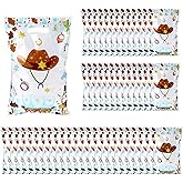 Yuanchu 50pcs Cowboy Party Favors Bags, My First Rodeo Goodie Bags Plastic Blue Cowboy Party Favors Treat Snack Candy Gift Organizer, Western Theme Wrappers Supplies