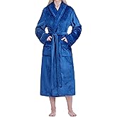 PAVILIA Soft Plush Women Fleece Robe, Cozy Warm Bathrobe, Fuzzy Female Long Spa Robe