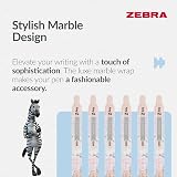 Zebra Pen Z-Grip Glam 1.0mm Retractable Ballpoint 3pk Pink Marble view 6