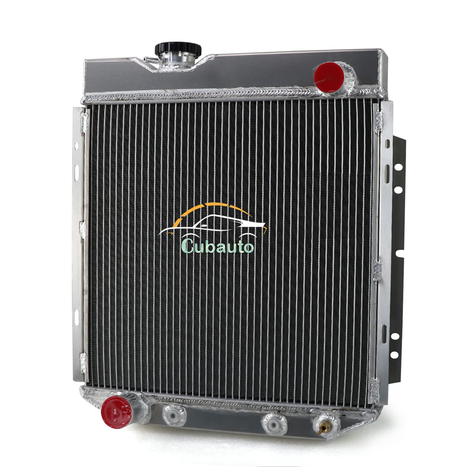 Cubauto 3 Row Aluminum Radiator Compatible with 1960-1966 Ford Falcon ...