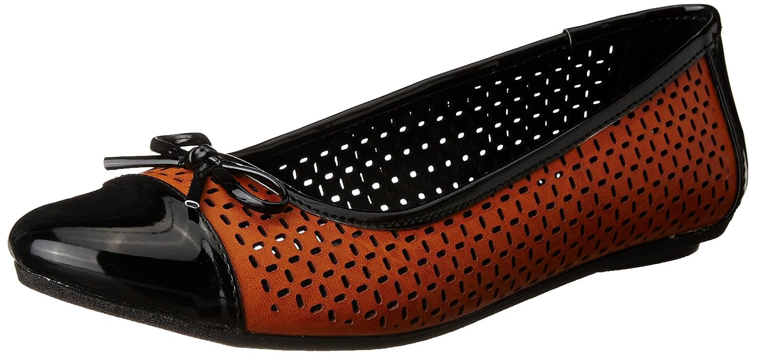 bata women's leena tan light brown ballet flats - 5 uk/india (38 eu)(5513987)