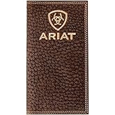ARIAT Bullhide Rodeo Wallet | Bull hide leather construction, long rodeo profile, card and cash organization, suited for everyday carry