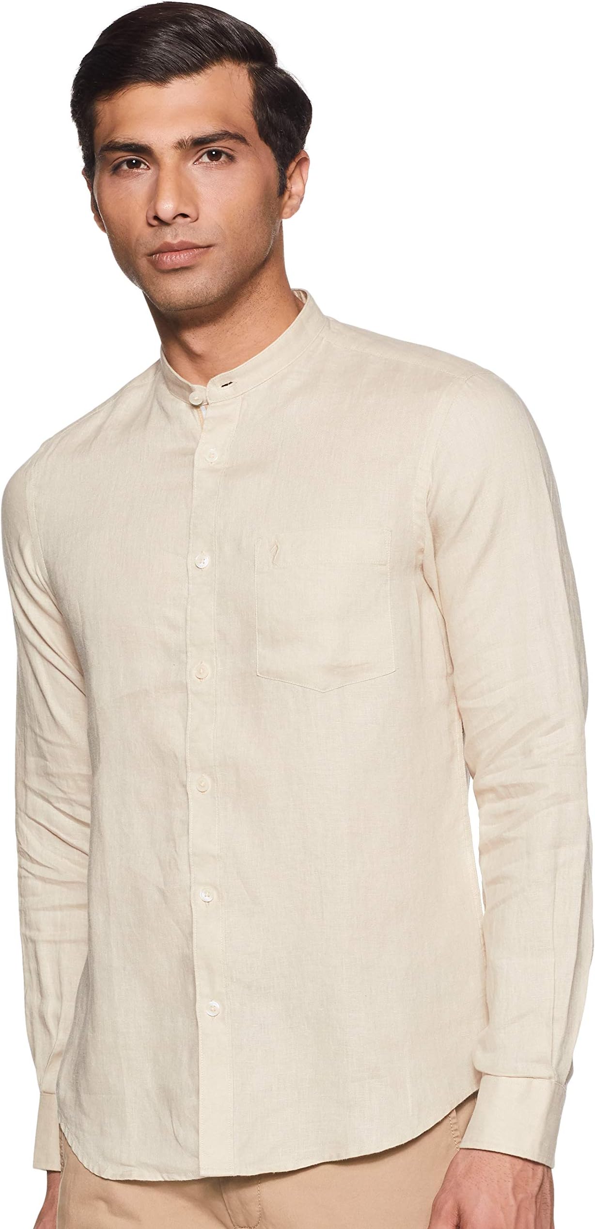 Indian Terrain Men's Solid Slim fit Casual Shirt