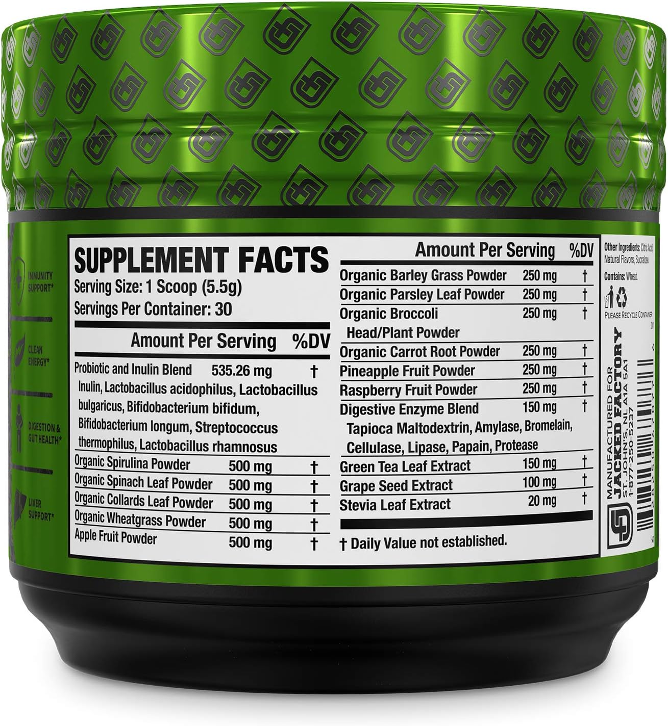 Green Surge Green Superfood Powder Supplement - Keto Friendly Greens Drink w/Spirulina, Wheat & Barley Grass, Organic Greens - Green Tea Extract, Probiotics & Digestive Enzymes - Lemon Lime - 30sv: Health & Personal Care