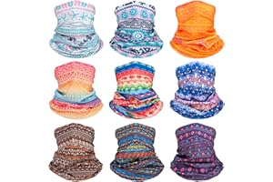 LILLBJORNEN Neck Gaiter Sun Protection Face Mask for Men Women Breathable Head Wrap Headwear Protection-Dust Face Mask