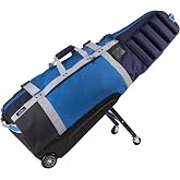 Sun Mountain ClubGlider Meridian Golf Travel Bag, 4-Wheel Rolling Retractable-Leg System